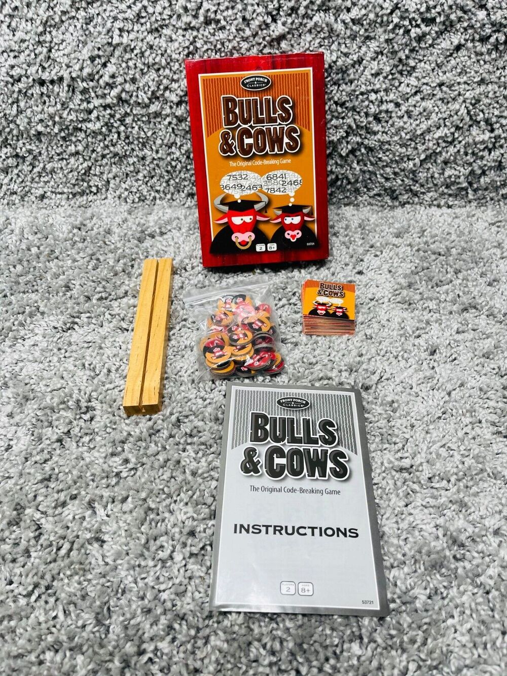 Front Porch Classics Bulls & Cows The Original Code Breaking Board Game 53721